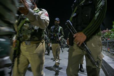 Indian Kashmir separatist leader buried in night-time funeral