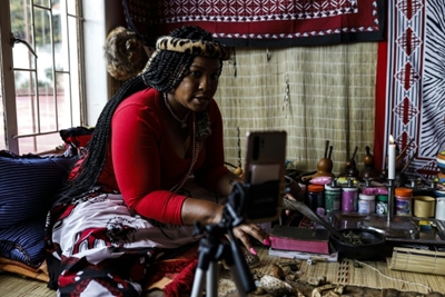 Ancient traditional healing rituals go digital in virus-hit South Africa