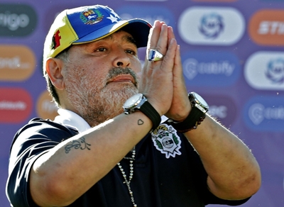 Maradona quits as coach of Argentina's Gimnasia: club