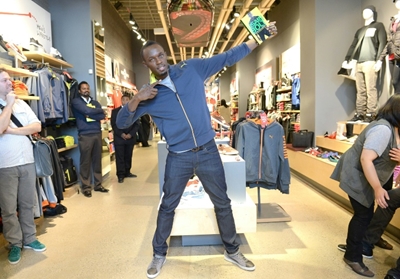 Sprint legend Bolt and partner welcome baby girl