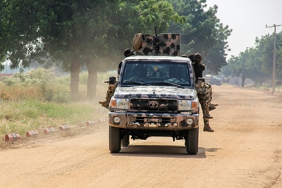 Nigeria jihadists kill five soldiers, kidnap dozens of civilians