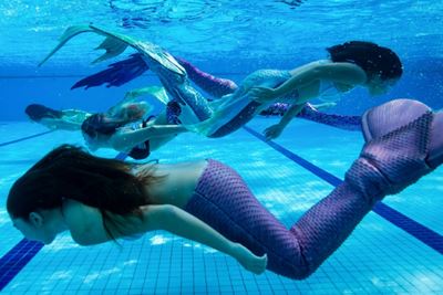 Making a splash at Malaysia's mermaid school