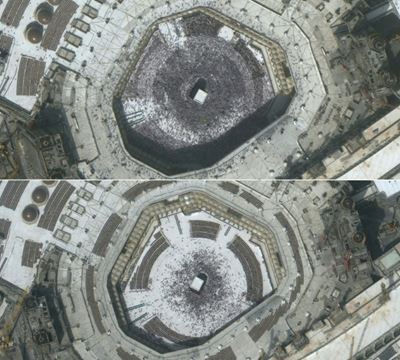 Aerial images reveal virus emptying famed sites