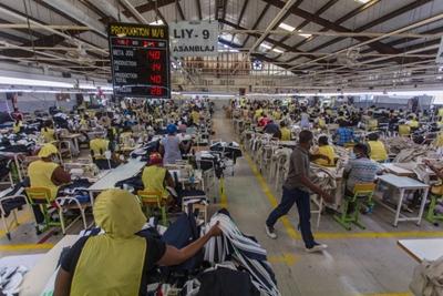 Impoverished Haiti's factories back to work, cautiously