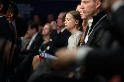 US tells Thunberg to 'study economics' in Davos climate spat