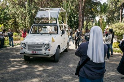 Pontiff to travel in locally-made popemobile for Madagascar trip