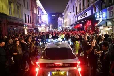 Drunk people can't socially distance, UK police conclude