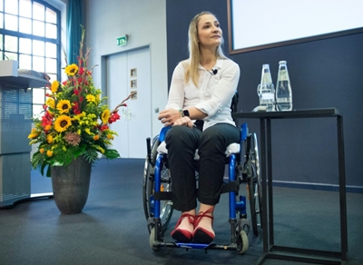 'Fire is still there,' says paralysed cycling great Vogel
