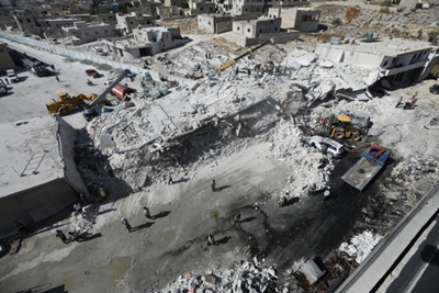 Children among 39 civilians killed in Syria arms depot blast
