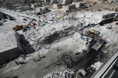 Children among 39 civilians killed in Syria arms depot blast