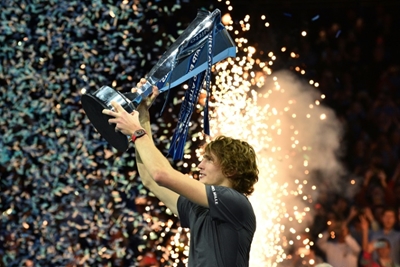 Zverev shocks Djokovic to win ATP Finals 