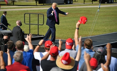Trump team hit by Covid again, lashes out at 'failure' Biden