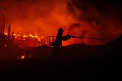 'Not on my list': private California firms fight fires, raise concerns