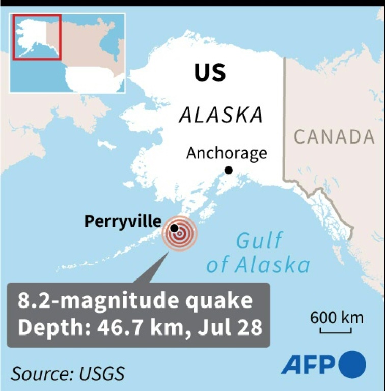 8.2 magnitude earthquake off Alaskan peninsula, tsunami