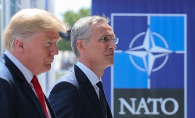 NATO chief to meet Trump, alliance critic, on anniversary