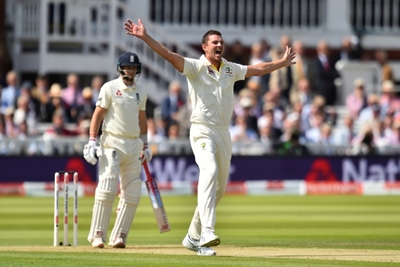 Australia's Hazlewood in the wickets on Ashes return