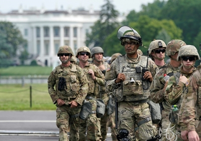 Washington troops hit with coronavirus after protests