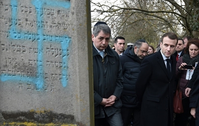 Anti-Semitism worst since WWII, Macron tells Jewish group