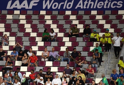 Coe plays down empty seats at World Championships