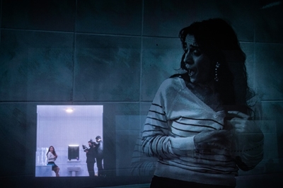 Singing opera in a surgical mask