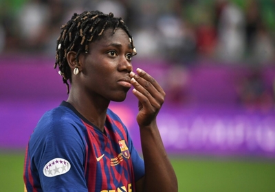 Africa's star Oshoala gives Barcelona tenacious spark, wins over parents