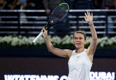 Halep says foot injury improving as tennis remains on hold