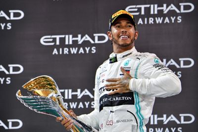 Hamilton says he has not spoken to Mercedes about a new deal