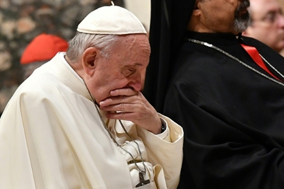 Pope compares child sex abuse to 'human sacrifice'