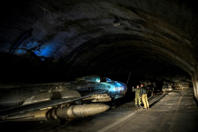 In hidden mountain air base, Albania stores MiGs for sale 