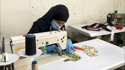 Women in Egypt's restive Sinai bring Bedouin embroidery to virus fight