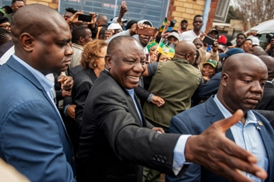 South Africa waits for results after polls