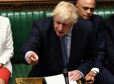 Outrage at Johnson's rhetoric in Brexit impasse