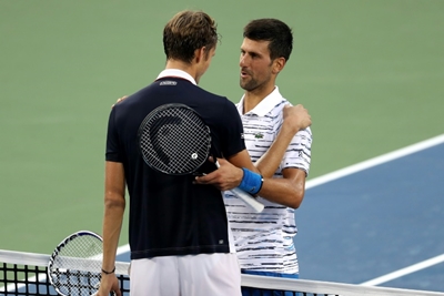 Medvedev shocks Djokovic to reach Cincinnati Masters final