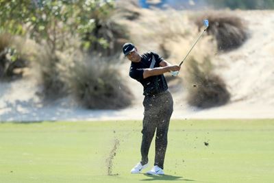 Woodland, Reed share lead as Woods falters in Bahamas