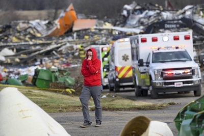 'Like a bomb': Tornado levels tight-knit Kentucky community