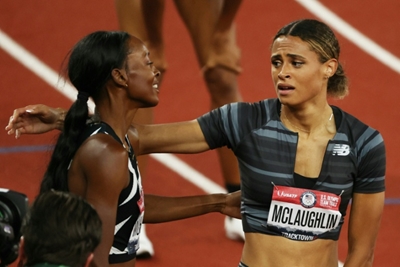 McLaughlin smashes 400m hurdles world record at US trials