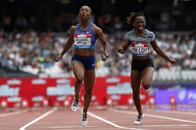 Sprint queen Fraser-Pryce cruises in London as Obiri shines in 5000 metres