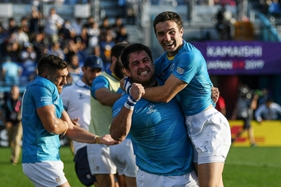 Uruguay revels in 'historic' Rugby World Cup win