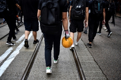 'Braves' on the frontlines of Hong Kong's protests