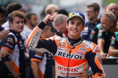 Marquez claims landmark 59th MotoGP pole with record lap in Austria