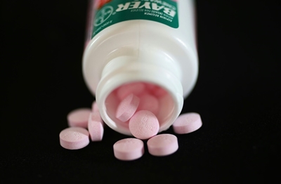 Aspirin use cuts risk of digestive tract cancers: study