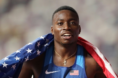 Grant Holloway breaks Colin Jackson's 60m hurdles world record 