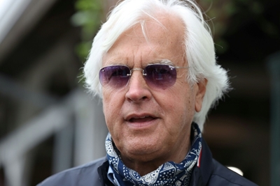 Baffert barred from entering horses at Belmont Stakes