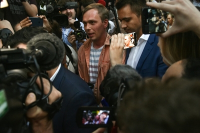 Navalny among dozens detained during Moscow march