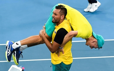 Injured Kyrgios, de Minaur out of Australia Davis Cup tie