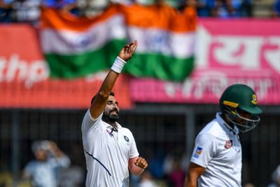 Shami stars in India's crushing Test win over Bangladesh