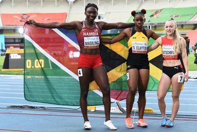 Clayton sees off Olympics revelation Masilingi in world Under-20 100m