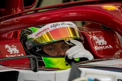 Sixth sense as Mick Schumacher hits track again in Bahrain test
