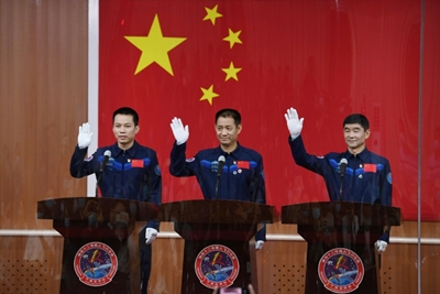 China to launch first crew to new space station on Thursday