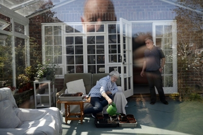 In English village, life goes on behind closed doors 